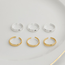 14K����ɫ���{�����׽�ָ�@�������p��ָ�h����Ȧdiy�Ʒ���