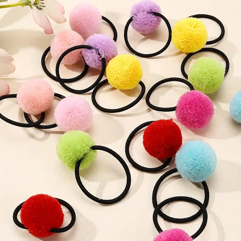 Cute Style Girl'S Cute Ball Hairball Hair Tie