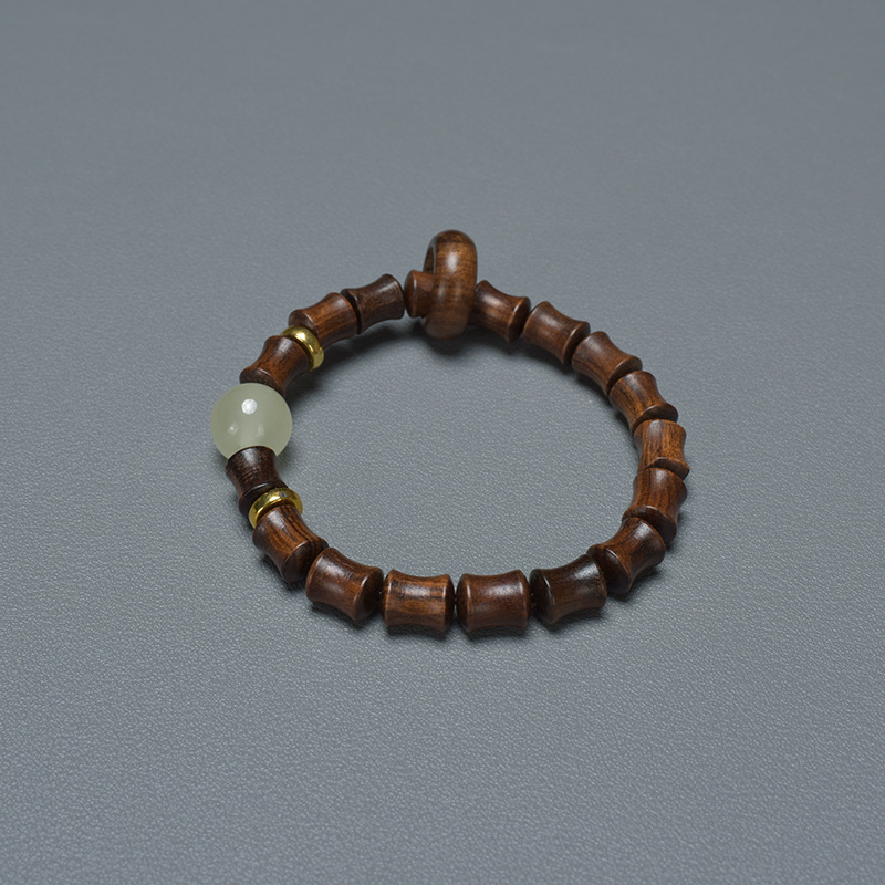 S049-블랙 로즈우드 8*10mm 대나무 섹션 [영원한 밤 스타일] #SZ367