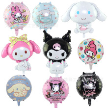 儿童可爱卡通铝膜气球玉桂狗库洛米造型美蒂乐气球生日玩具汽球