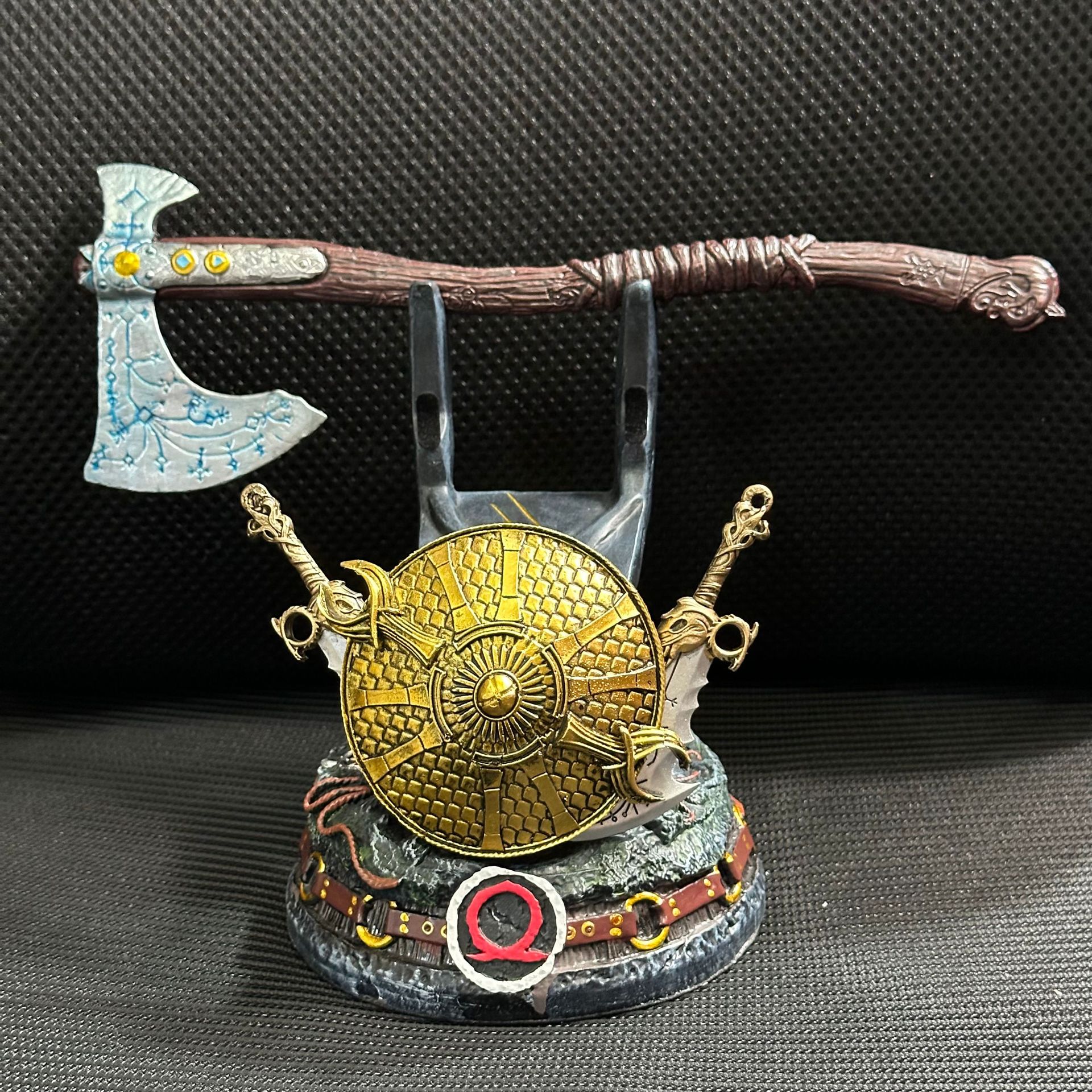 Negro Guerrero maestro modelado soporte de teléfono móvil Blanco Guerrero teléfono móvil soporte Star Wars juego mango soporte adornos