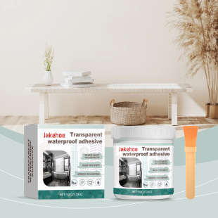 Jakehoe Multifunctional Transparent Waterproof Adhesive Home Decoration Smashing-Free Brick Leak-Proof Wear-Resistant Waterproof Invisible Adhesive