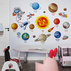 旅康CH39027AB遨遊太陽系宇宙星空風格自粘牆貼家居房間壁畫裝飾
