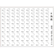 R角 C角高精点线规污点规点污卡菲林尺卡规测量具缺陷点规对照卡