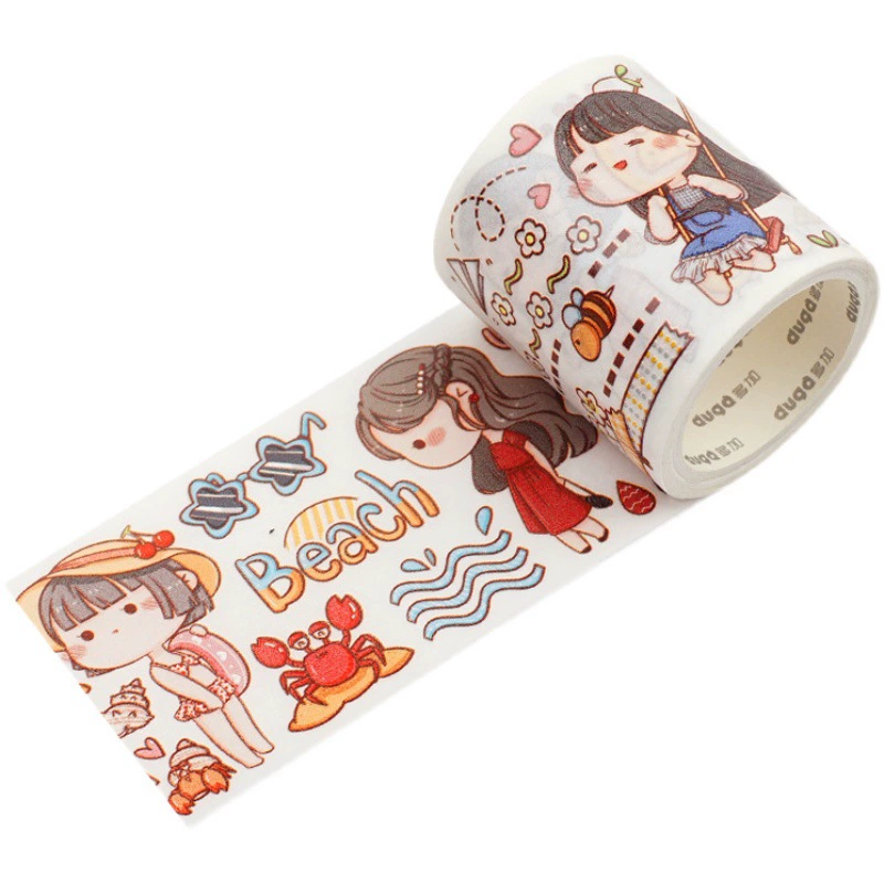 Новый продукт Little Machi — сладкая зимняя мечта: снежно‑белая бумажная лента в рулоне, наклейки для ручного скрапбукинга