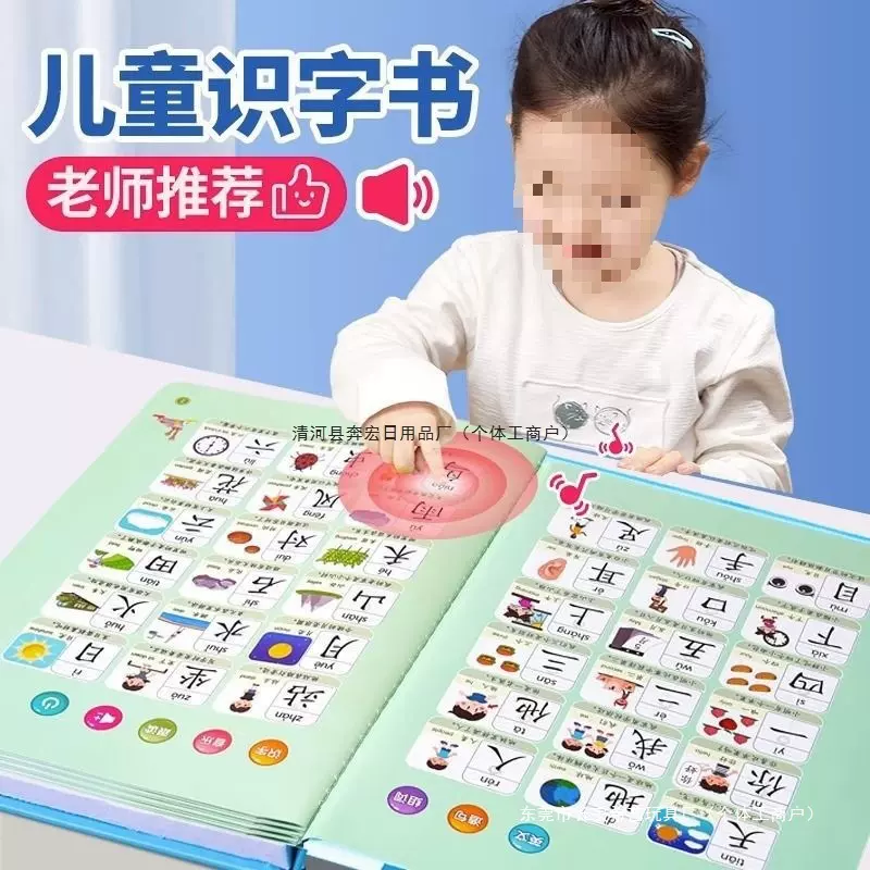 识字大王点读书幼小衔接宝宝启蒙玩具发声书儿童早教书学习机纸制