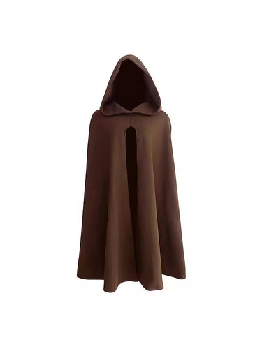 Medieval Cloak Halloween Pirate Witch Open Front Cape Suede Four Colors Western European and American Fantasy Autumn and Winter