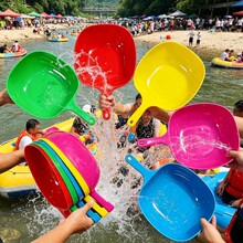 现货漂流打水仗水瓢加厚加大塑料水舀舀水舀子泼水节水勺面瓢批发