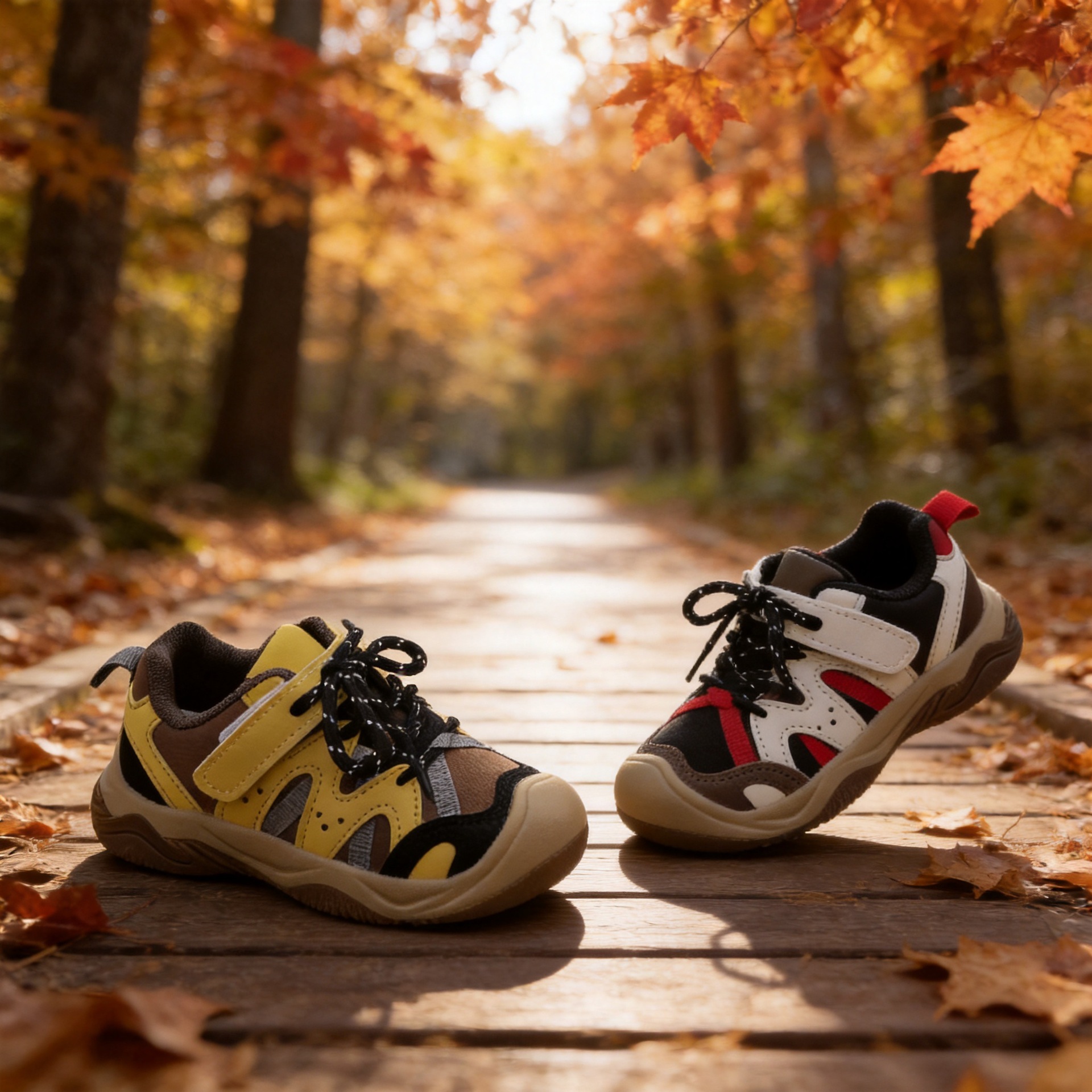 2026 otoño zapatos de cuero para niños al aire libre 1 - 6 años de edad zapatos de moda empalmado transpirable zapatos deportivos para niños y niñas