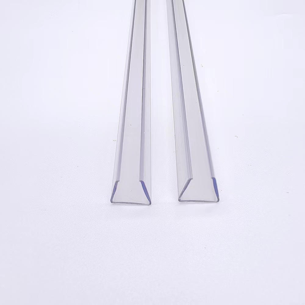 Ranura para tarjeta de tira de luz ranura para tarjeta de tira de luz flexible de neón ranura para tarjeta de PVC transparente ranura para tarjeta fija de tira de luz LED