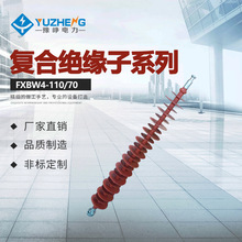 厂家直销复合绝缘子FXBW-110/70100复合悬式绝缘子型号齐全高压