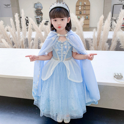 Europe and America ins Cross border Aisha Children's clothing 22 Autumn and winter new pattern Cape baby cloak Children go out cloak