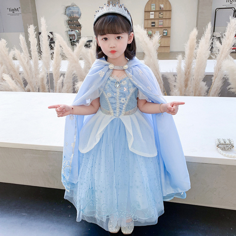 Europe and America ins Cross border Aisha Children's clothing 22 Autumn and winter new pattern Cape baby cloak Children go out cloak