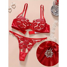 L 13935 Floral Embroidered Lingerie ����������� ŷ���羳��