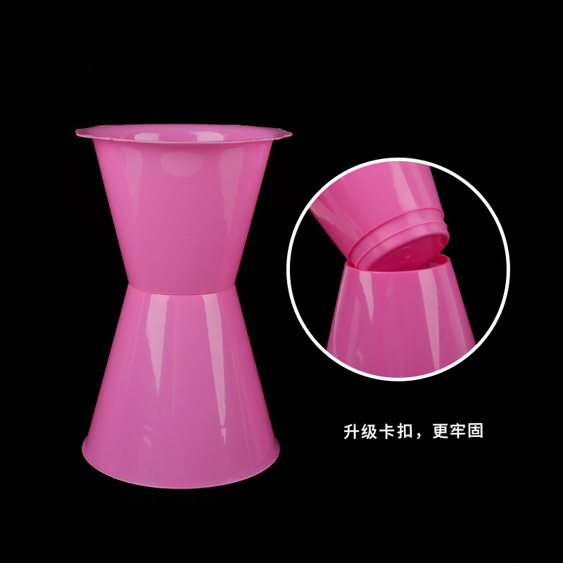 厂家批发小号箭筒包花器花束内胆花艺剑桶快速插花塑料固定底座