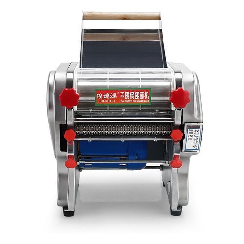Jun's wife electric noodle machine small household noodle machine stainless steel fully automatic commercial dough kneading machine dumpling skin machine