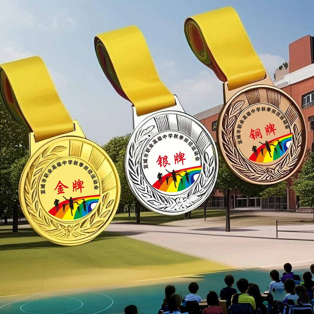 Металлические медали для изготовления студенческих игр