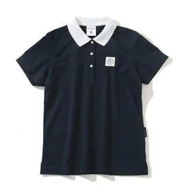 撞色翻领Polo衫图片定制夏季短袖印logo体恤衫定做欧码休闲POLO衫