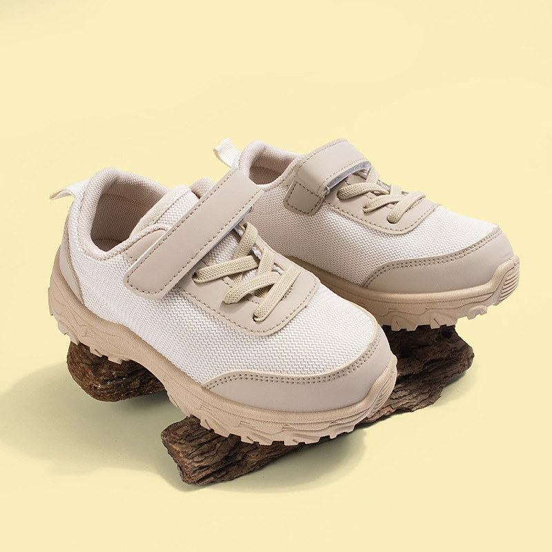 Детские сетчатые спортивные кроссовки, липучка, легкая резиновая подошва, размеры EU 27–35