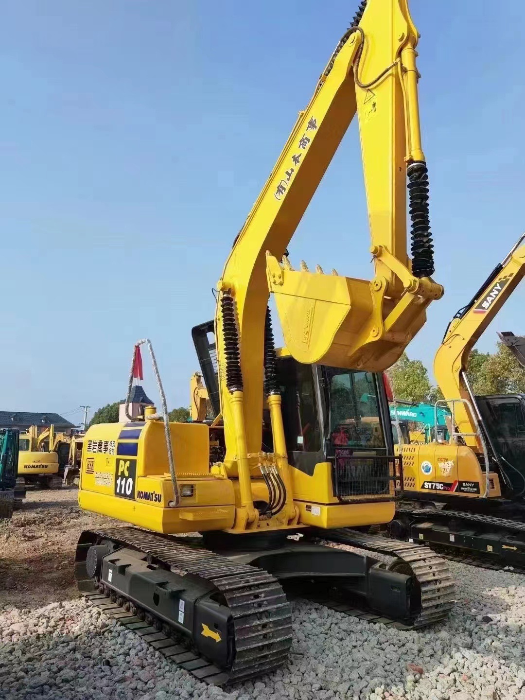 Guangdong tiene exportaciones nacionales de segunda mano Komatsu110 Komatsu120 Komatsu130 excavadora