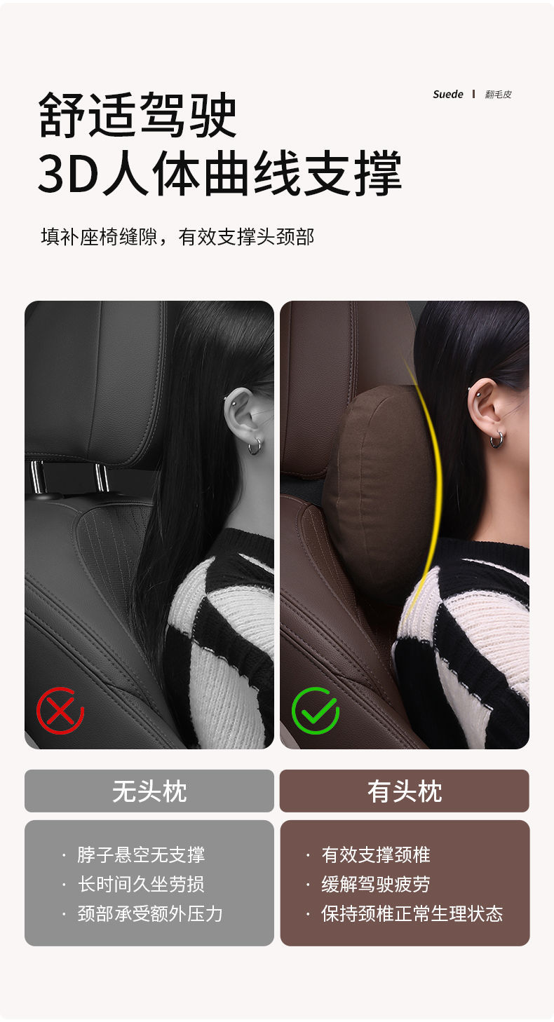 Suitable for Byd Headrest, Lumbar Support, Neck Pillow, Plus/Qin Plusdmi/Han Ev/Tang Dm Dolphin Car Interior