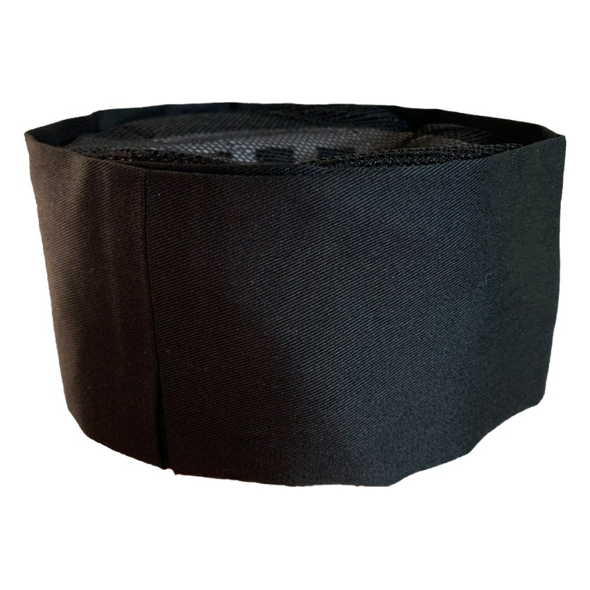Japanese and Korean style cooking cap waiter work cap chef cap kitchen breathable flat top cap Amazon net top cap