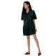Women's Pajamas Women's Summer Pure Cotton Short Sleeve Shorts Home Clothes Summer Cardigan Striped suit 2025
