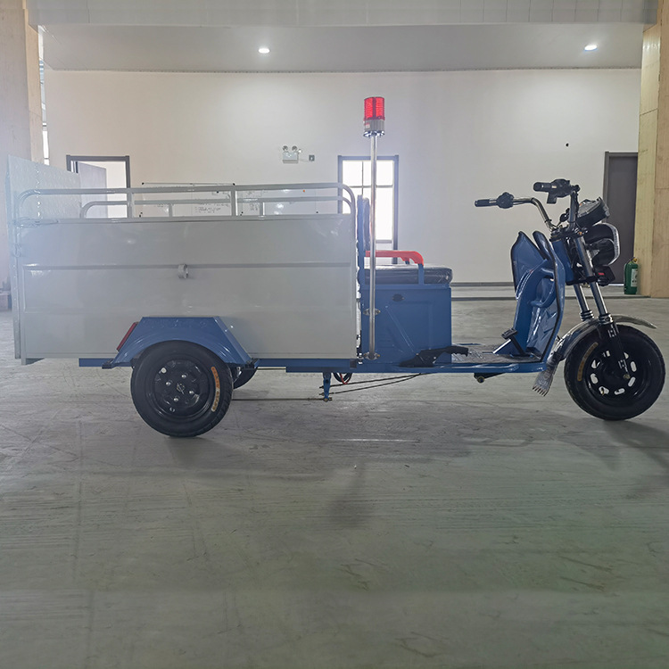 Cleaning Sweeper, Sanitation Truck, Three-Wheeled Cleaning Truck, Double Bucket Garbage Truck, Community Sanitation Garbage Transfer Truck