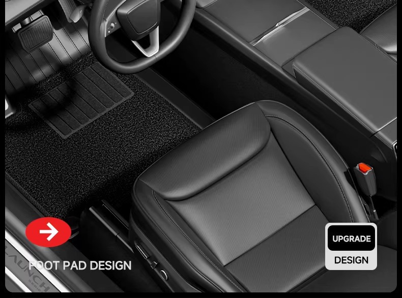 Suitable for the New Tesla Model 3Y Special Floor Mats, Tesla Full-Coverage Floor Mats, Tpe Car Accessories Wholesale