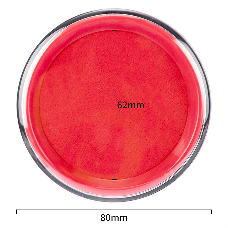 Deli 9863ES ink pad round large fast-drying ink pad office financial red Indonesian seal
