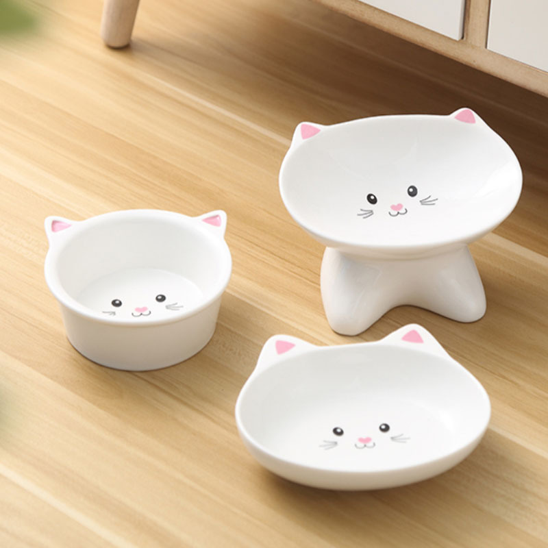 Cat Bowl Ceramic Food Basin Protects Cervical Spine Drinking Water Oblique Mouth Cat Food Bowl Rice Bowl Kitten Drinking Water to Prevent Tumpling Cat Bowl Ceramic Food Basin Protects Cervical Spine Drinking Water Oblique Mouth Cat Food Bowl Rice Bowl Kitten Drinking Water to Prevent Tumpling