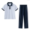 White sleeves, set, with short sleeve