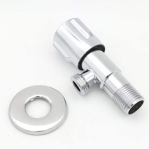 Stainless steel angle valve, cold and hot water inlet valve for water heaters, toilet fast shut-off valve, water inlet shut-off valve, stainless steel three-way valve