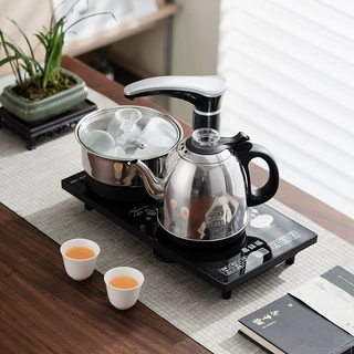 厂家直销家用快速炉全自动上水电磁炉泡茶台三合一电热烧水壶一体
