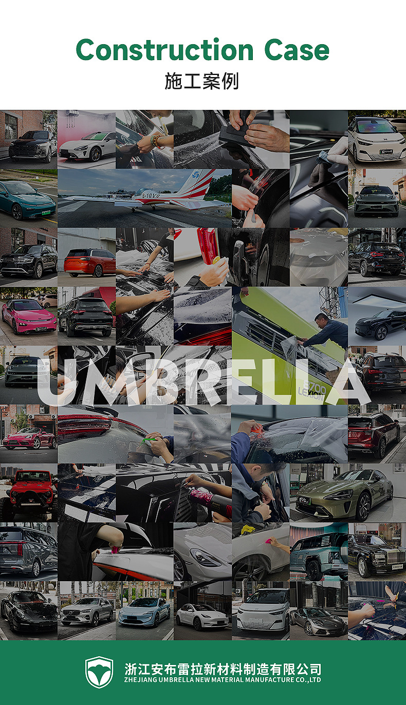Tpu Invisible Car Wrap, Car Paint Protection Film, Ppf, Self-Healing, Anti-Scratch, Anti-Yellowing, Transparent Protective Film
