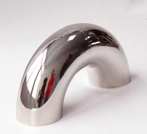 Wholesale sanitary grade elbow 304 stainless steel 90 degree internal and external mirror polished stamping bright welding elbow elbow 3