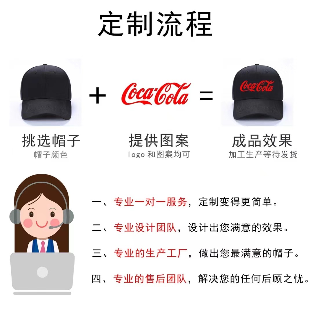 Sombrero de algodón gorra de béisbol bordado LOGO gorra de publicidad para hombres y mujeres al aire libre gorra de pico de fábrica al por mayor de viaje