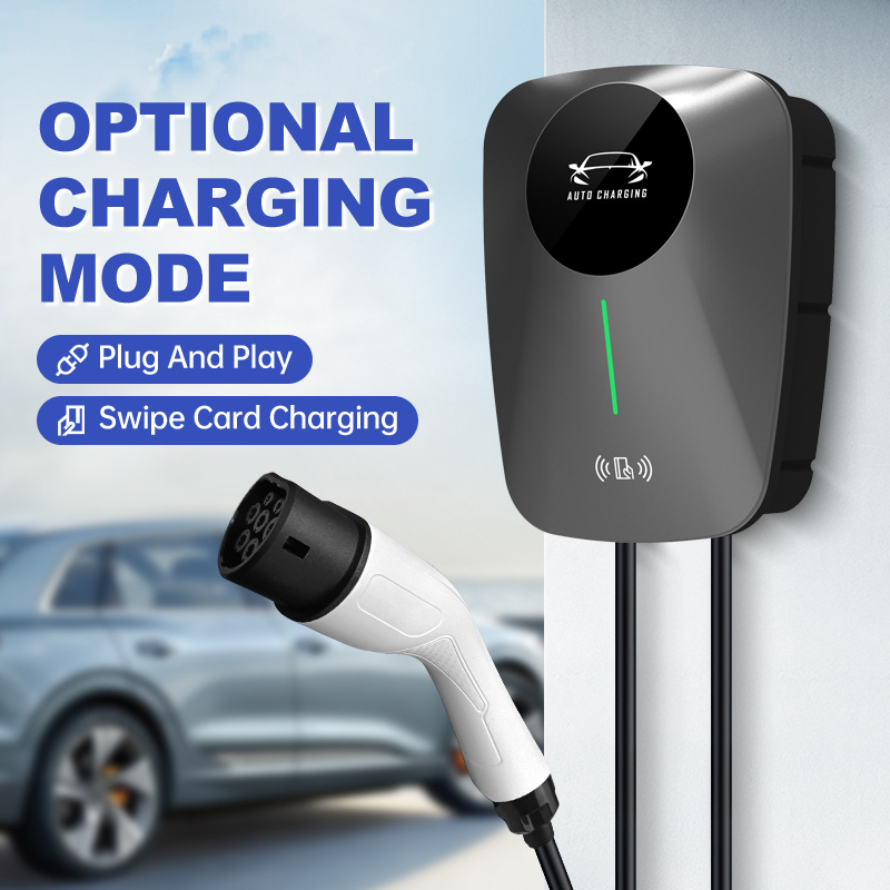 Type2 European Standard 7Kw Ac Charging Station 11Kw 22Kw European Standard Home Charger Wall-Mounted Ac Charging Station
