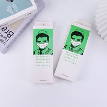 工厂批发新品一次性纸口罩单双层纸过滤口罩  纯白色透气成人口罩