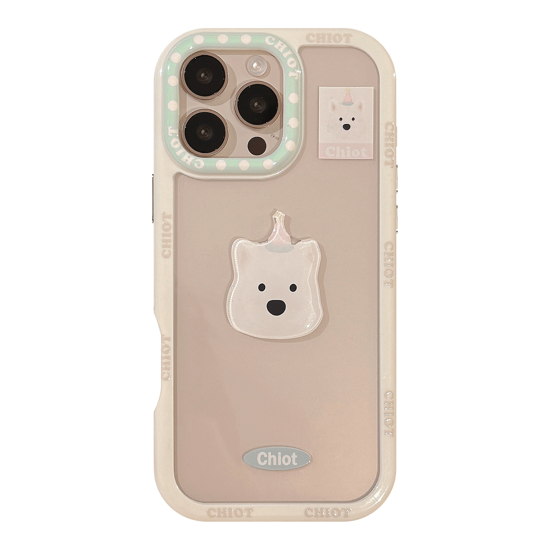 Funda para Teléfono iPhone 16 con Avatar de Animal Adorable, Compatible con Apple 15, 17 Pro Max, Acrílico 13