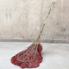 5ZV7老式掃地笤帚商用戶外專用竹掃把工廠環衛不掉葉掃馬路庭院竹