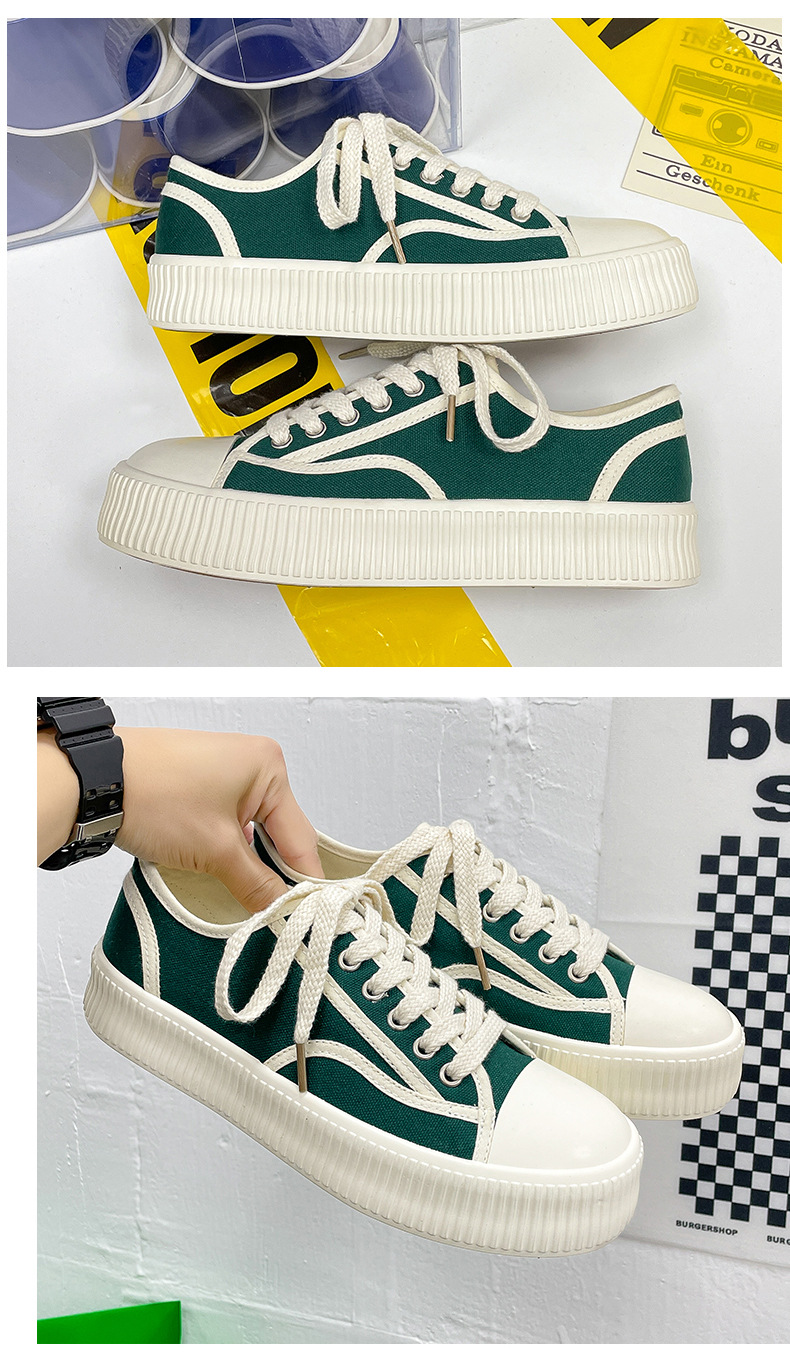 Canvas Schuhe Herren Paare Weiß Atmungsaktiv Weiche Sohlen Lässig Neue Trendy Schwarz Vielseitige Retro Sneakers_voghion.com