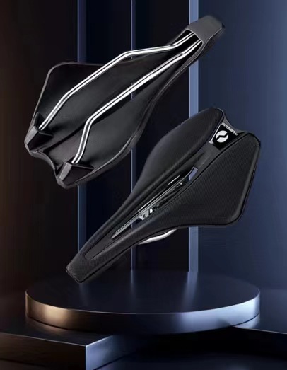 PLSELIS Mountain Bike Titanium Bow Racing Hollow Breathable Ultra-light Comfortable Saddle_voghion.com