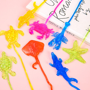 Tricky Small Toys, Nostalgic Kidsren's Toys, Sticky Marine Animals, Wall Climbing Telescopic Forest Animals, Kindergarten Gifts