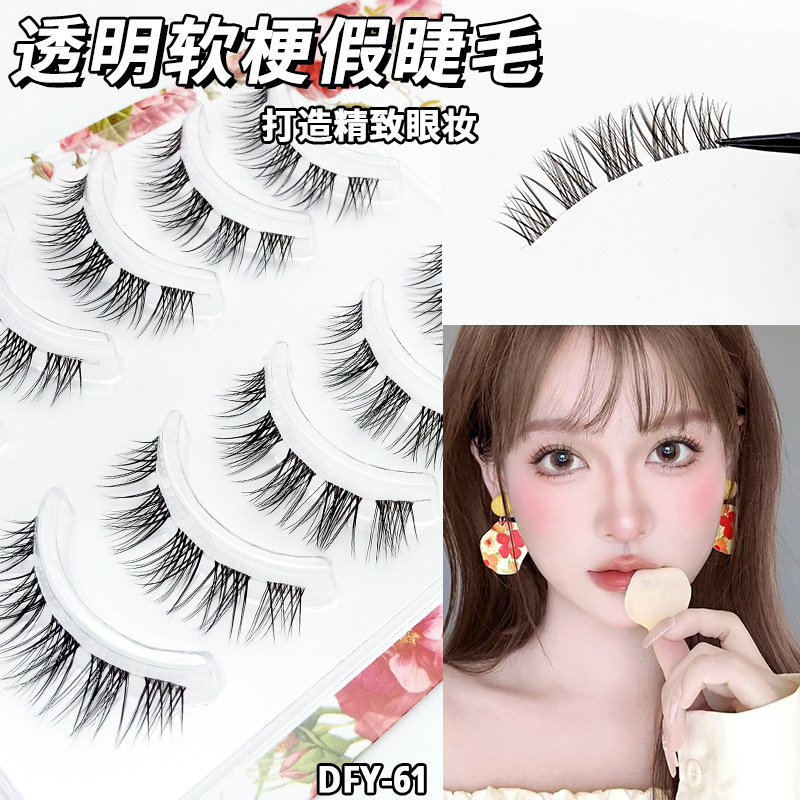 Una variedad de opciones cos Little Devil Pestañas postizas Maquillaje desnudo diario Pestañas Comics japoneses Barbie Eyes 5 pares