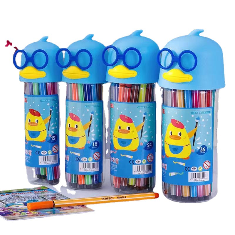 Venta al por mayor de los niños lavado color pluma estudiante de escuela primaria pollo color pluma traje kindergarten arte graffiti pintura cepillo