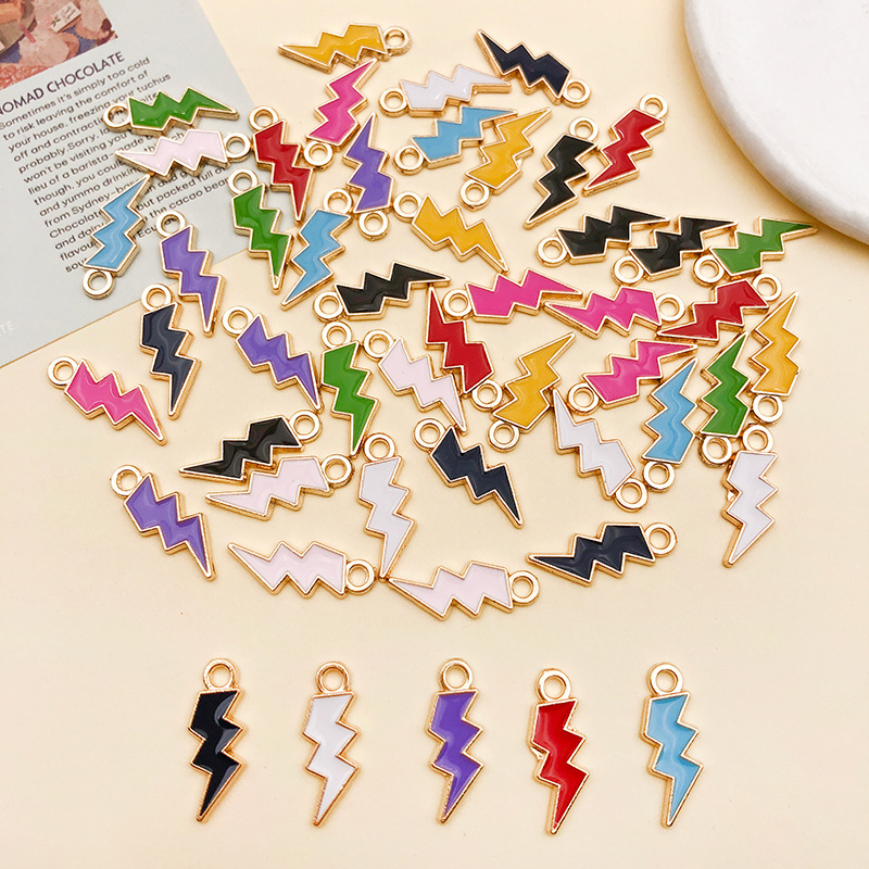 1 Piece Ig Style Cartoon Style Lightning Alloy Enamel Plating Pendant Jewelry Accessories display picture 10