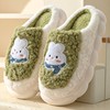 Slippers, winter cartoon men's keep warm footwear indoor platform