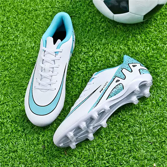 Cross-Border Low-Top Soccer Cleats for Men Women Youth Artificial Turf AG FG Professional Wholesale Breathable Anti-Slip
