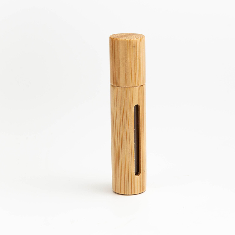 竹ローリングボールボトル 3ml5ml10ml 竹ローリングボールボトル竹蓋窓エッセンシャルオイルボトル詰め替えボトル竹ボトル無垢材|undefined